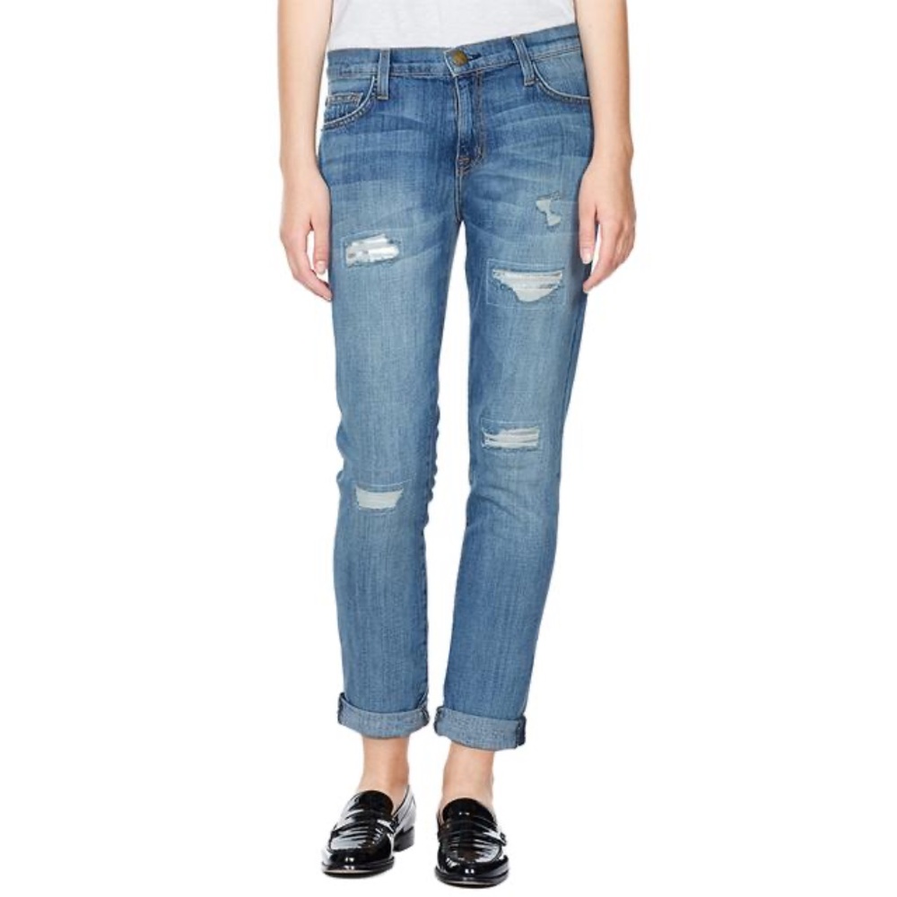 CURRENT/ELLIOTT THE FLING JEAN in Super Loved Destroy (Size 24)